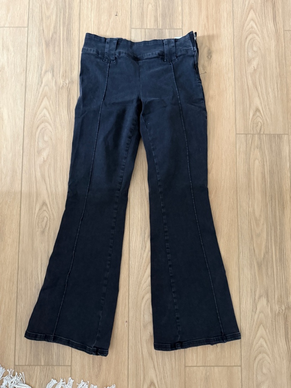 BDG Mid Rise Black Flare Jeans